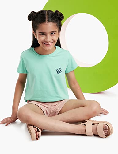 Image of Amazon Brand - Jam & Honey Girl's Regular Fit T-Shirt