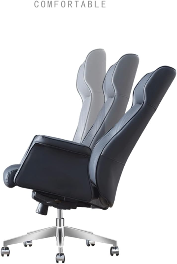 Office Chair Boss Chair Ergonomic Leather Gaming Chair Computer Video Game Chairs Cowhide Reclining