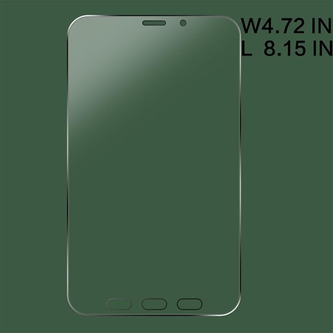 3 Protectores de Pantalla de Vidrio Templado 9H para Galaxy Tab Active 2 8.0 miniatura 2