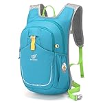 SKYSPER Kid Backpack for Boys Girls Kids Travel Backpack Day Pack for Outdoor Day Trips Kids 16" tall(Cyan)