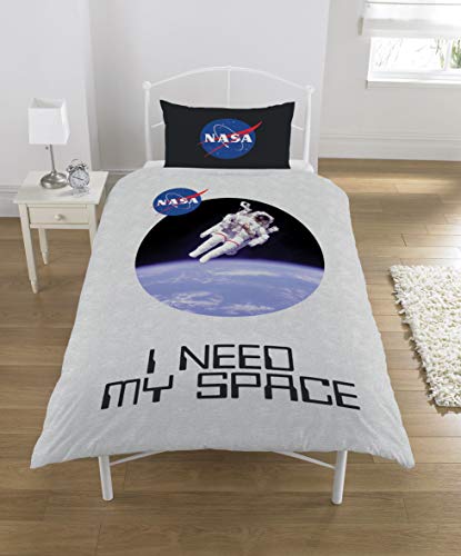 NASA Parure de lit en Polycoton Multicolore pour lit Simple