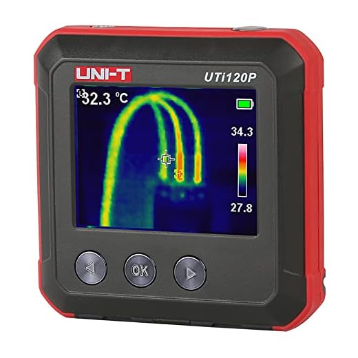 UNI-T UTi120P Mini Cámara Térmica, 120 x 90 Resolución, -20°C - 400 ° C