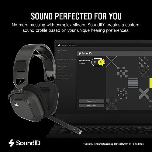 Corsair HS80 MAX Wireless Bluetooth PC PS5 Switch Gaming Headset – Gray - image 7