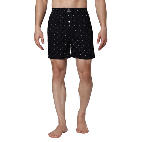Image of Urban Scottish Ultra-Comfortable Men's Boxer Pants (Pack of 3) - 100% Cotton Material with A Stylish Print - Soft and Stretchy Elastic Waist Band - Dynamic Movement and Hardwearing Stitching