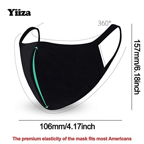 3 Pack Face Mask Unisex - Adjustable Nose Wire Reusable Cotton Warm Mouth Cover For Outdoor #TOP1