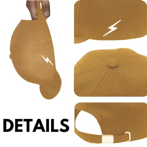 Image of FASHIXD XXL Up-Turn Short Brim Baseball Cap for Men Short Bill Trucker Hat Casual Peaked Cap