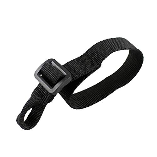 DLOZ Hunting Buttstock Sling Mount Strap Loop Adapter Webbing Rifle Attachment Adjustable Tactical Gun Sling Airsoft Sling (Color : Black)