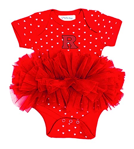 Two-Feet-Ahead-Rutgers-Scarlet-Knights-Newborn-Baby-Girl-Bodysuit-Creeper-Onesie-Hearts-Tutu-Skirt-Dress12-MonthsRutgers-Scarlet-Knights
