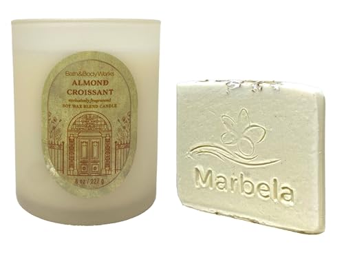 Bath & Body Works Almond Croissant Single-Wick Scented Candle with