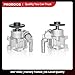 PHOBOOS Power Steering Pump Compatible with BMW 128i 2008-2013, 323i 2006-2011, 325i 2006-2010, 325xi/330xi/330i 2006, 328i 2007-2013, 328xi 2007-2008, 2.0L/2.5L/3.0L Models, with Outlet, Ref. 21-147