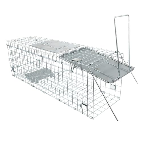 BESPORTBLE Piège à Animaux Vivant Inoxydable Cage à Animaux avec Gâchette Extérieur