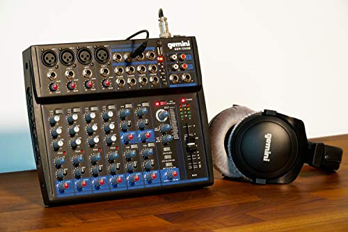 Table de mixage analogique 12 canaux Gemini GEM-12USB avec Bluetooth