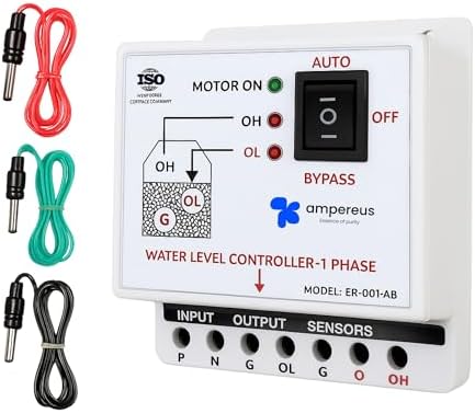 AMPEREUS® Automatic Water Level Controller for Tank with Auto Cut Off ...