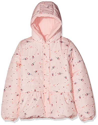 ZIPPY Hooded Puffer Cryst Manteau, Rose (12/1708tcx/Crystal Ros 3111|1022654), 5 Ans (Taille Fabricant: 4/5) Fille