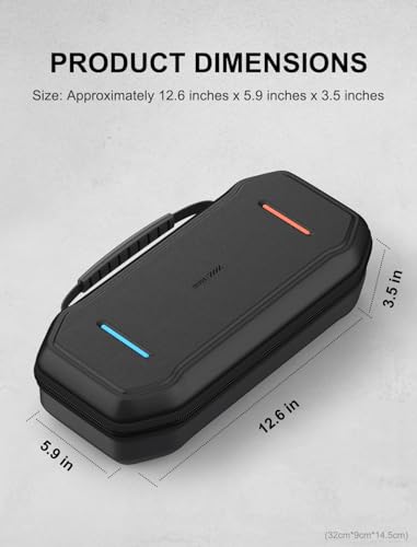 Image of JUSPRO Carrying Case for Nintendo Switch 2, Hard Shell Travel Case with Large Storage for Console & Accessories