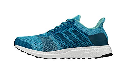 adidas Women's Ultraboost ST Running Shoe - Color: Energy Aqua/Footwear White/Mystery Petrol (Regular Width) - Size: 10