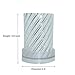 MILIVIXAY Spiral Shape Cylinder Ｍold-Height: 3.0 inch,Diameter:2.0 inch-Durable PC Candle Mold for Making Candles