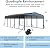 12x25 FT Metal Carport with 6 Reinforced Support Rods, Heavy Duty Frame & Galvanized Steel Roof Carports for All-Weather Protection, Outdoor Carport Garage for Car, Boat, Tractor, and Party Use