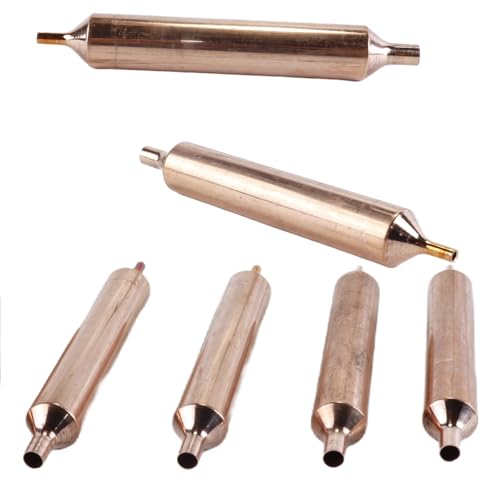 Durlo Filtro de cobre para refrigerador de 5 piezas, kit de filtro de agua duradero para tanque de agua de aire acondicionado o refrigerador