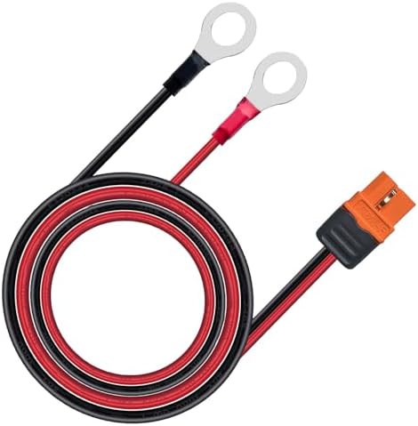 XT60i to O Ring Terminal Cable,More Than 8A,12AWG Extension Cable XT60i Female to O Ring Connector XT60i-f for Lipo Batterie (12AWG-(10FT))