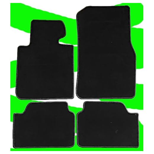 AUTOTEPPICH-STYLERS Q100+ Fußmatten Set passend für BMW F20 + F21 1er 2011-2019 Autoteppiche Matten