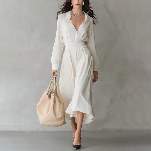 Robe fourreau fluide col en V pour masquer les complexes en soirée chic - 2