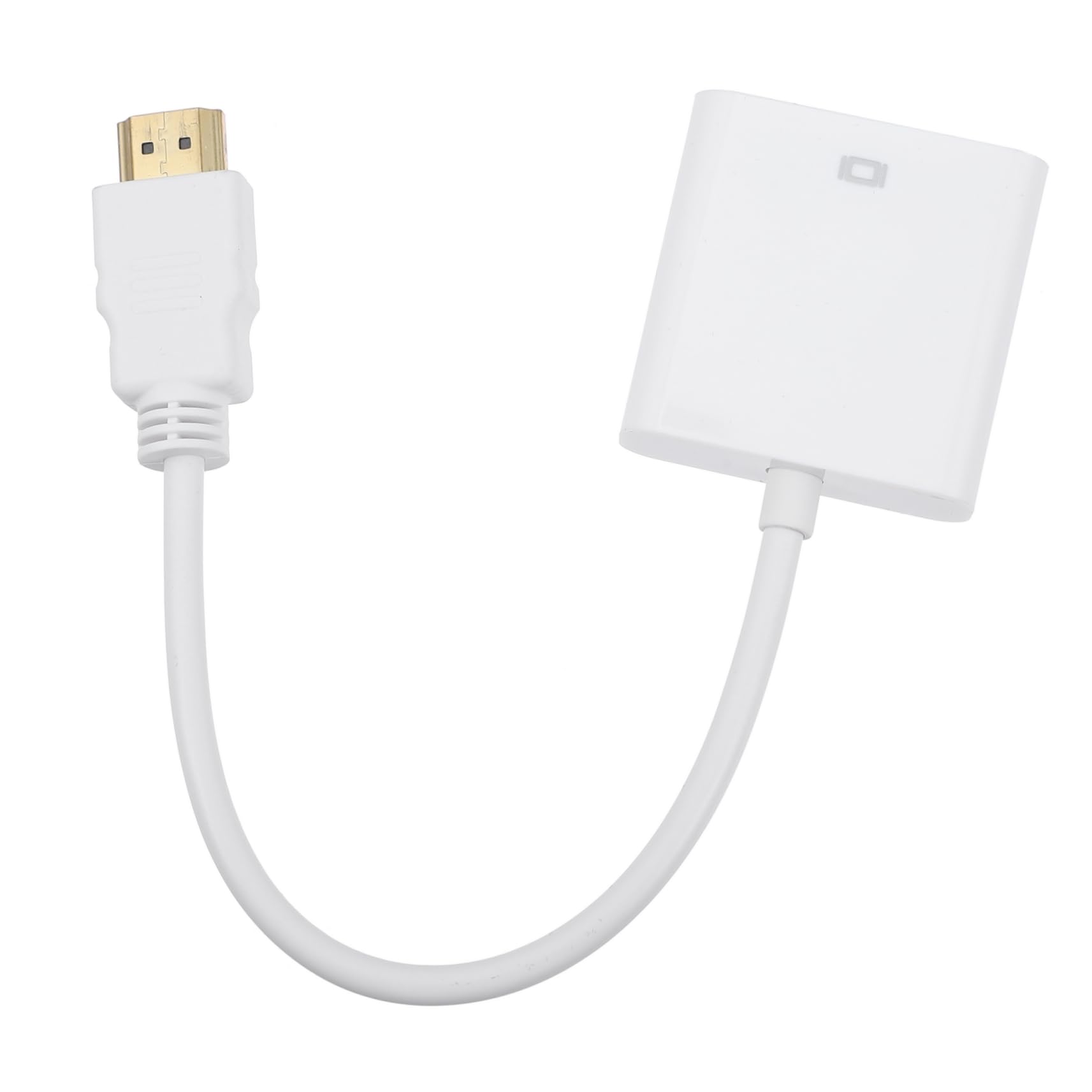 CIYODO Vga Cable Vga Converter Adapter Converter Video Converter Convert Cable Vga Adapter Cable Video Cable Home Converter High- Definition Cable Adapter Abs White