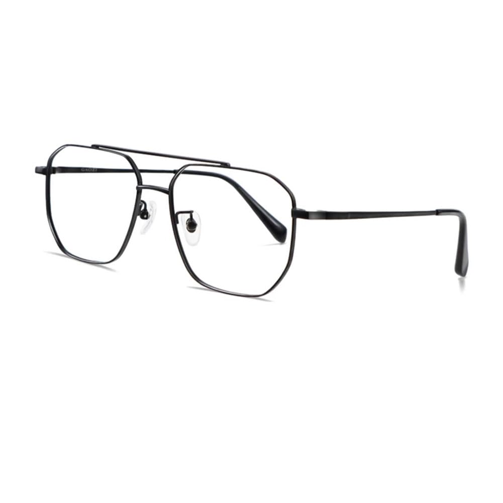 JIETIAN Retro Smart Multifocal Progresivo HD Gafas de Lectura, Lentes asféricas de Resina al Aire Libre fotocrómico Gafas de Sol / UV400,Negro,+0.5