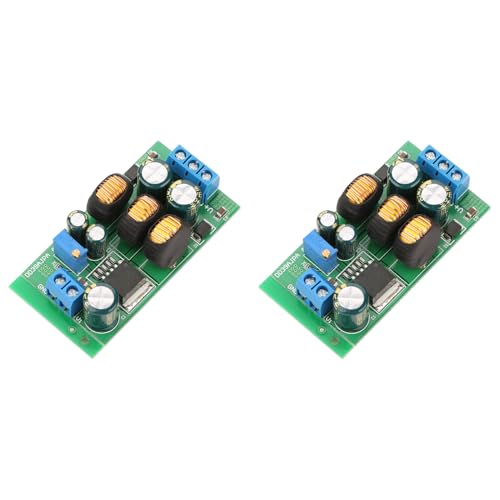 Eujgoov 2PCS Adjustable Step-Up/Step-Down Voltage Converter DC-DC 5-30V to ±5-24V 20W Dual Output Power Supply Module for Amplifier Circuits