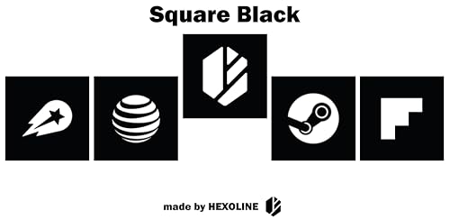 Square Black UI - Icon Pack