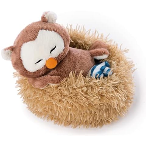 Peluche NICI Búho Dormilón Oscar en el Nido 12 cm Cover