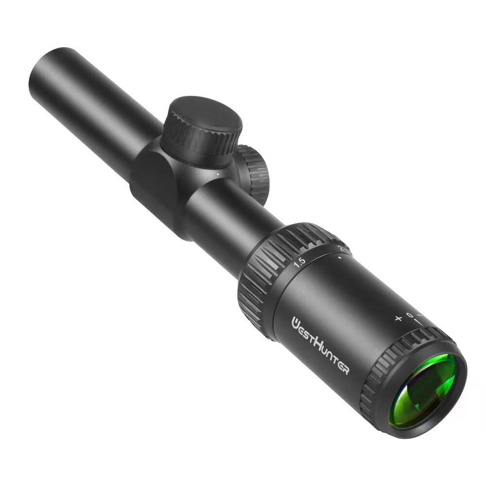 Mira Telescópica Compacta WestHunter Optics HD-C 1.5-5x20 SFP 25.4 mm Segundo Plano Focal 1/2 MOA