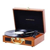 Algopix Similar Product 3 - MUSITREND Record Player Vinyl Turntable