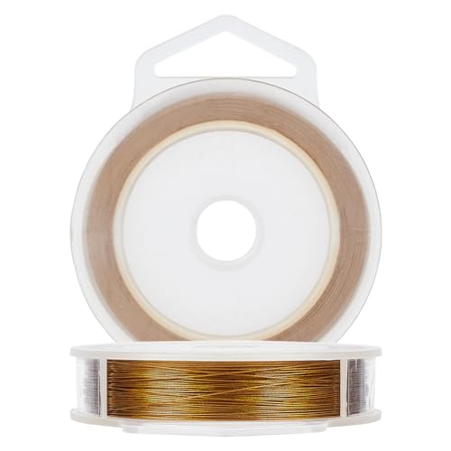 BENECREAT 328 Feet 30 Gauge 7 Strand Nylon Coated 304 Stainless Steel Wire Tiger Tail Wire Bead String Wire for Necklace Bracelet Beading Jewelry Making