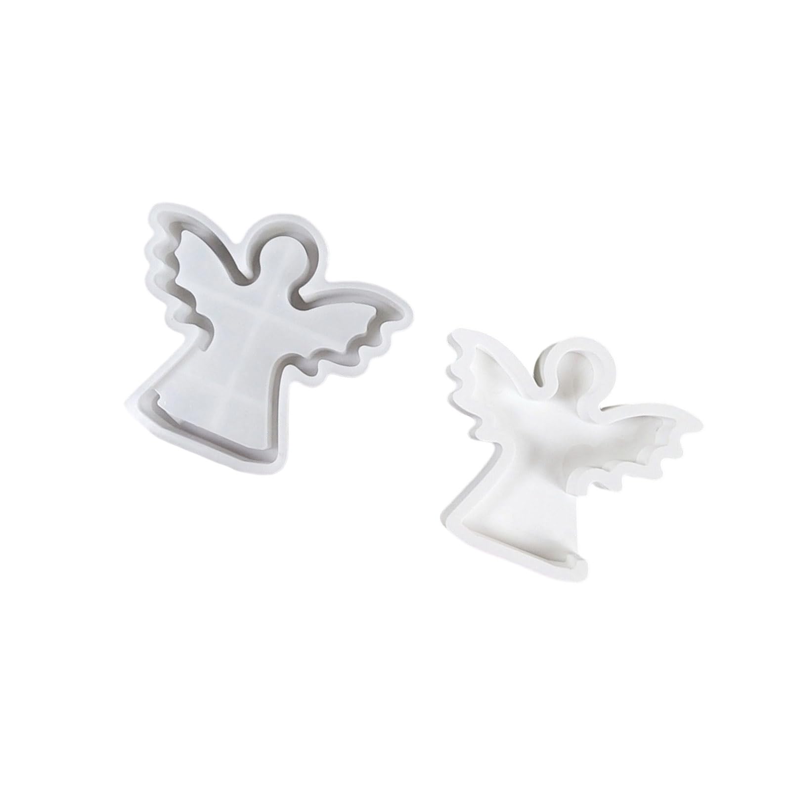 Tsophreniq Cherubs with Heart Star Casting Molds Ornament Molds Silicone Plasters for Home Decorations Castings