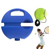 Lunaobrik Praktischer Tennisbounger | Solo-Übungsgerät mit Bällen | tragbarer und freistehender Tennistrainer | für Erwachsene, Anfänger, Garten, Indoor, Outdoor, kurz, Gelände,