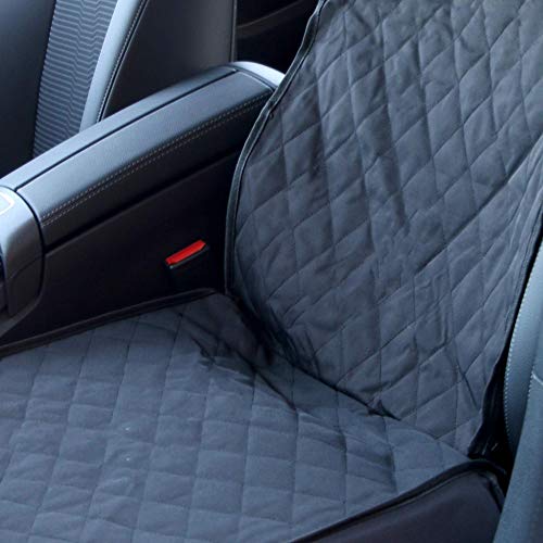 2 In 1 Dog Booster Car Seat Cover | Waterproof Pet Travelling Vehicle Puppy Carrier | Passenger Seat Cat & Dog Quilted Foldable Protector | Pukkr - Image 3