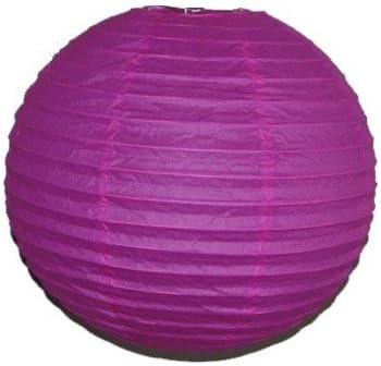 IGC Wholesale Lot 24 Pack - Party Paper Lantern-Round 12"-Luau Supplies- Oriental/Chinese Lamps - Hot Pink
