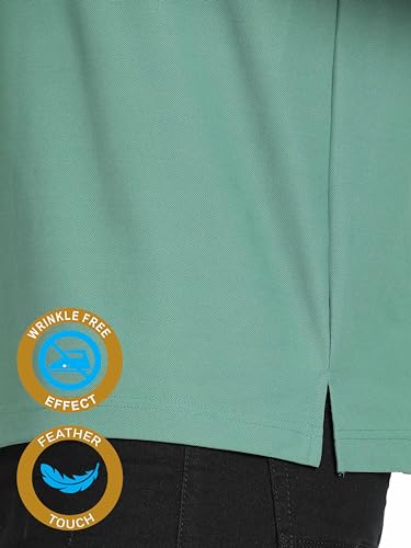 Image of STELLERS Men's Premium Regular Fit Polo T-Shirt's |Feather Touch Feel | Odour Resistant| Anti-Static| Wrinkle Free | Quick Dry | Stretchable | Lightweight | Sweat-Proof
