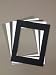 Pack of 25 5x7 Picture Mats Bevel Cut for 4x6 Pictures 5 Neutral Colors