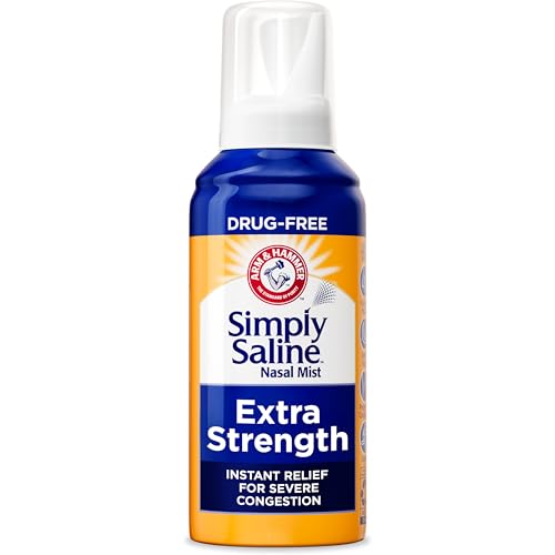 Arm & Hammer Simply Saline Nasal Mist Extra Strength, Severe Congestion, 1.6 Ounce Arm & Hammer Simply Saline Nasal Mist Extra Strength, Severe Congestion, 1.6 Ounce