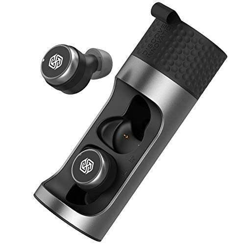 Nillkin TWS Bluetooth Kopfhörer, Kabellose In-Ear-Kopfhörer mit CVC 8.0 Geräuschisolierung für 65 Std. Spielzeit Premium Klangprofil, IPX5 Wasserdicht, Bluetooth 5.0 Ohrhörer für Sport und Arbeit Grau