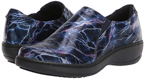 Spring Step Professional Women's Woolin-Light Uniform Dress Shoe, Blue Multi, 8 Medium Us #TOP6