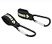 QMEET Stroller Hook - 2 Pack of Multi Purpose Hooks - Hanger for Baby Diaper Bags, Clothing (Black)