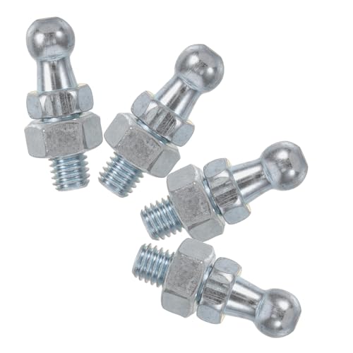 jojofuny 4 Piezas de Soporte para Puntal de Gas con Acabado Galvanizado de Hierro, Accesorios Versátiles para Cajas de Luz y Carteles Publicitarios en Color Plata