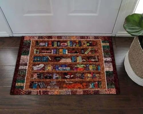 ���փ}�b�g �Ǐ��p�̖ʔ����E�F���J���}�b�g�A�z�[���f�R���[�V�����A�F�B�ւ̖ʔ����M�t�g 50×80cm doormat Reading Book Funny Welcome Mat Home Decor Funny Gift For Friend