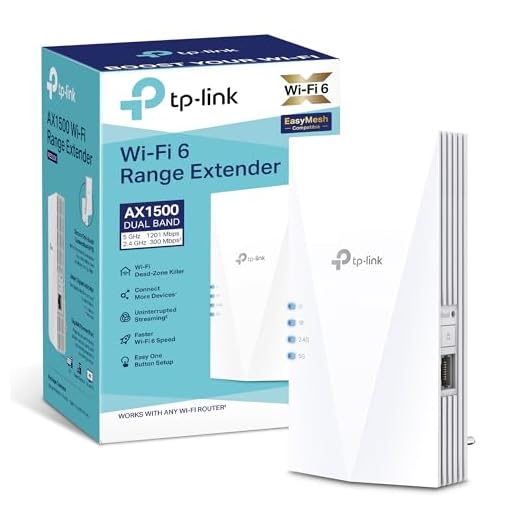 [Nuevo]TP-Link RE500X - WIFI 6 Repetidor, AX1500 WiFi, Puerto Ethernet Gigabit 10/100/1000 Mbos, Compatible con Todos los Routers