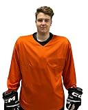 HPs Eishockey Trainingstrikot Senior, Farbe Orange, Größe Goaliecut