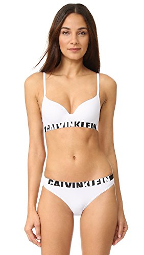 Calvin Klein Women's Seamless Logo Demi Lightly Lined Multiway Bra