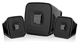 Lautstärkeregelung direkt am Subwoofer